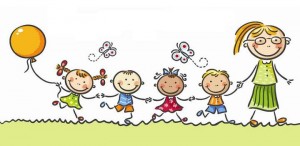 BAMBINI CON MAESTRA NIDO